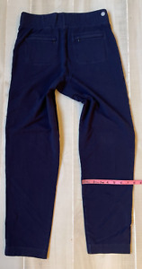 T by Talbots blue knit pull on  pants size  S  women's 28" ins