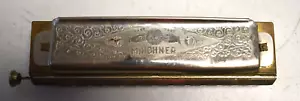 Armónica vintage 1970 M. Hohner Super Chromonica 270-C 12 agujeros con estuche - Imagen 1 de 7