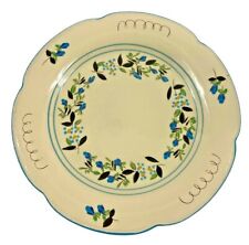 Stangl Blue Petite Flowers Pattern Pedestal Cake Plate  12" Dia Hand Painted