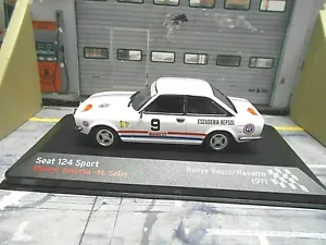 SEDILE FIAT 124 SPORT COUPÉ RALLY BASCO 1971 #9 Juncosa Repsol IXO Altaya 1:43 - Foto 1 di 4