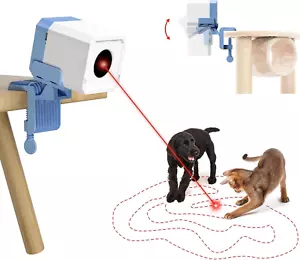 Juguetes láser para gatos verdaderamente aleatorios, sin abrazadera antigolpe, interactivos cargables automáticos - Imagen 1 de 12