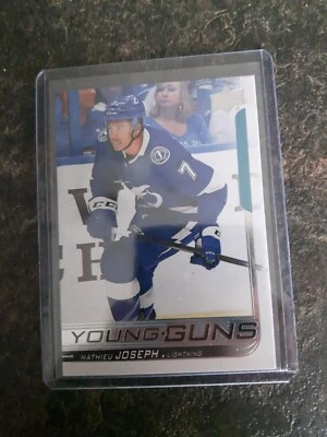 2018-19 Upper Deck Series 2 Young Guns YG Mathieu Joseph RC Card# 483 - Image 1 of 2