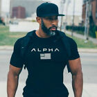Men's Gym Muscular Fitness Bodybuilding Crew Neck T Shirt Sweatshirts Basic Vest