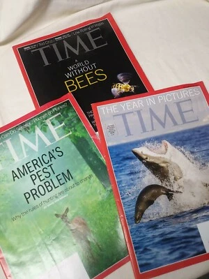 Time magazine lot of 3 (No182(No8(Aug19,'13);No24(Dec9,'13);No27(Dec30,'13))) - Image 1 of 4