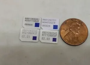 2 X METRO PCS Nano SIM CARD works great . Clean . You can reactivate it FREE SHI - Picture 1 of 1