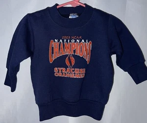 Syracuse Orangemen 2003 National Champions Basketball Toddler Crewneck 12 Months - Picture 1 of 5