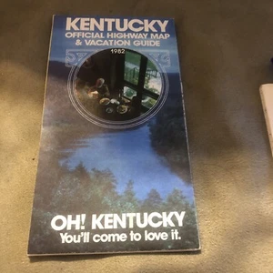 AUTOBAHNKARTE und Urlaubsführer - KENTUCKY - 1982 - Bild 1 von 2