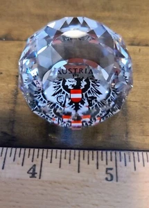 Swarovski Crystal: SCS Austria Logo – Faceted Display Ball - Picture 1 of 10
