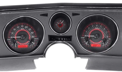 Dakota Digital 69 Chevy Chevelle El Camino Medidores Analógicos y Reloj VHX-69C-CVA-C-R Foto 1 de 4