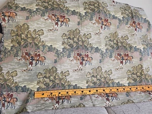 Tapiz de caza de zorro ecuestre 34" x 54" - Imagen 1 de 7