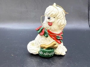 Christmas Critters Bichon Ho Ho Ornament mit Originalkarton - Bild 1 von 9