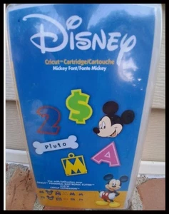 Cricut Cartridge Disney Mickey Font And Mickey Friends Unopened/Unlinked Retired - Picture 1 of 3