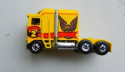 Hot Wheels Workhorses ЖЕЛТЫЙ Thunder Roller Semi #3924 С Ребристой Крышей ОТДЕЛЬНО - Изображение 1 из 4