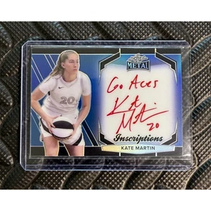 2024 Leaf Metal Kate Martin Inscriptions On-Card Autograph /100 Go Aces #MHI-KM1 - Picture 1 of 2