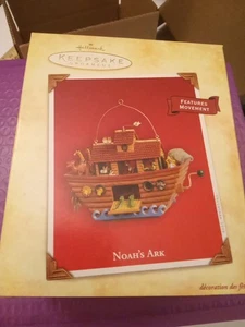 Vintage 2004 Hallmark Andenken Ornament NOAH'S ORNAMENT Features Movement (Hal) - Bild 1 von 13