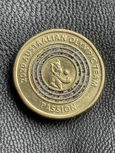 $2 2020 PASSION Tokyo Olympics Coin Almost Uncirculated Australian Two Dollar - Picture 1 of 1