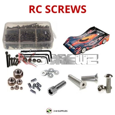 RCScrewZ Metric Stainless Screw Kit Case ass018m for Associated 12L4 | KIT - Image 1 of 4