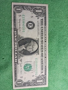 1963 B Joseph Barr Note Nice Crisp Bill E23384010G - Picture 1 of 4