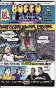 Boffo Laffs #2 Paragraphics 1986 Mickey Mouse beheads Donald Duck satire VG- - Picture 1 of 2