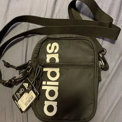 Adidas Core Festival Crossbody Bag Black and White - Image 1 of 4