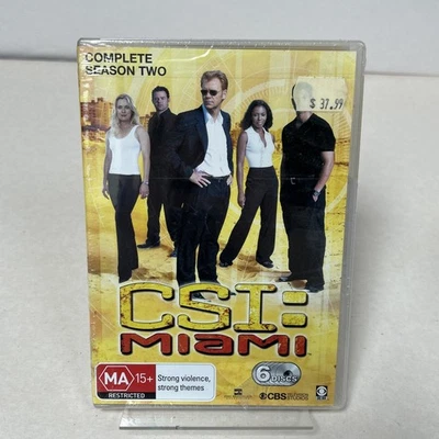 CSI: Miami : Season 2 (2003 : 6 Disc DVD Set)  Region 4 - Brand New - image 1 of 4