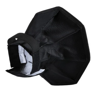 1x Foldable Soft Flash Light Diffuser Softbox Cover Photography Flash Kit - Image 1 of 4