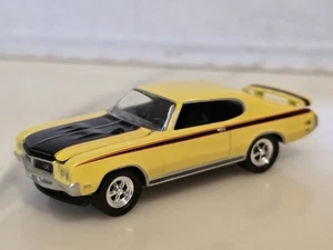 Rare Johnny Lightning 1971 Buick GSX Yellow Black Stripes 1:64 Hood Opens - Picture 1 of 9