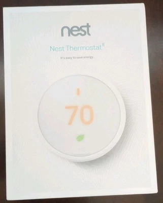 Termostato inteligente programável Nest Thermostat E branco (T4000ES) caixa aberta - Imagem 1 de 4