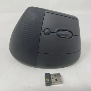 Logitech Lift Vertical Mouse Wireless Receiver MR0094 Right Handed With Dongle - Afbeelding 1 van 7