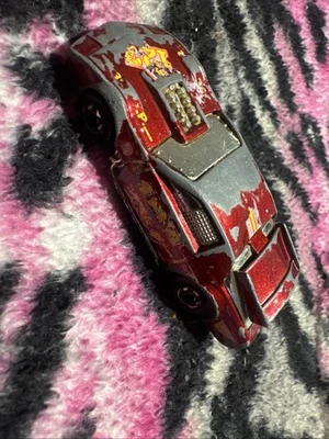 Chevy Camaro #127 1985 Hot Wheels Flip Out rojo 1:64 diecast coche de 3" con amarillo Foto 1 de 4