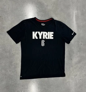 Nike Kyrie Irving Dri-Fit T-Shirt Men’s Large Black White Logo Basketball Tee - Picture 1 of 3