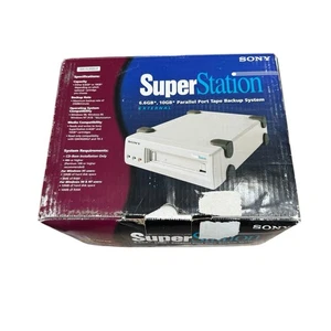 Sony Super Station Parallel Port Tape Backup System Neu Geöffnet - Bild 1 von 11