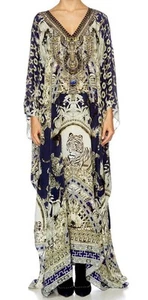 Camilla A Little Past Twilight Split Sleeve And Front Kaftan One Size EUC - Picture 1 of 9