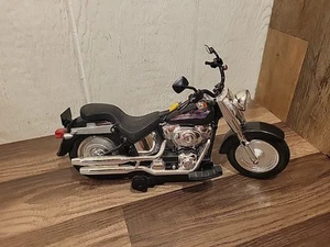 Vintage Harley-Davidson Fat Boy Motorrad Classic Cruiser schwarz 11,5" funktioniert - Bild 1 von 5
