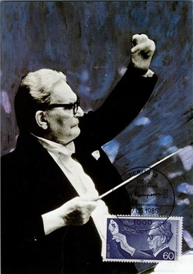 Germany Berlin 1985 Otto Klemperer 100th Anniv FDC Scott B981 Conductor - Image 1 of 2