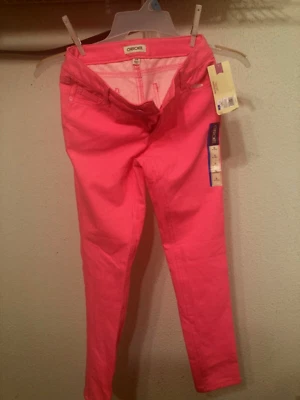 Pantalones de mezclilla ajustados Cherokee Hot Pink para niñas, talla grande, nuevos con etiquetas Foto 1 de 4