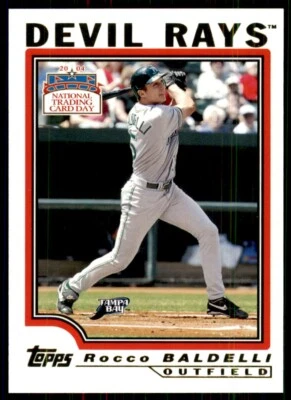 2004 Topps National Trading Card Day Rocco Baldelli Tampa Bay Devil Rays #1 - Image 1 of 2