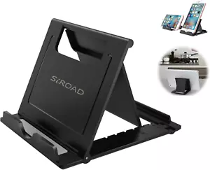 Foldable Portable and Angle Adjustable Phone Tablet Stand Holder for Desktop,Com - Picture 1 of 12