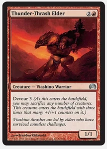 Magic the Gathering card 2012 Thunder-Thrash Elder Planechase NON FOIL - Picture 1 of 1