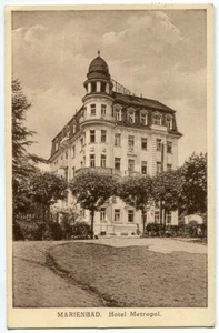 Ak Marienbad Hotel Metropol 1944 - Picture 1 of 2