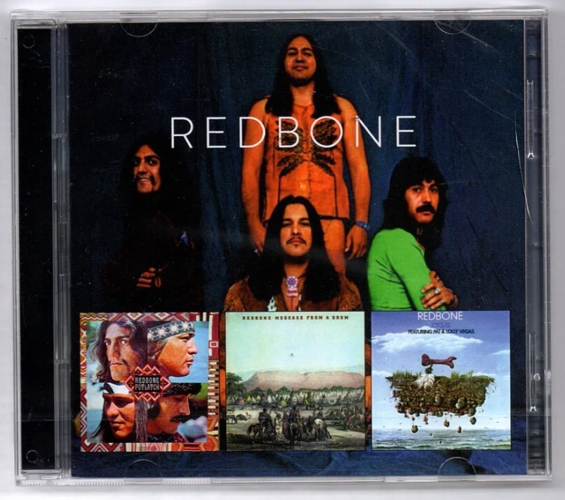 Redbone - Potlatch+Message From A Drum+Cycles,3 Original Alben/Doppel-CD Neuware - Bild 1 von 2