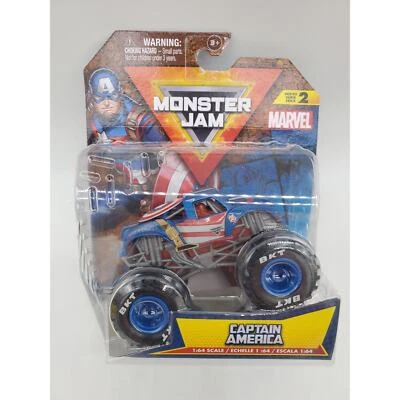 Monster Jam - Monster Truck Capitán América escala 1:64 - Foto 1 de 2