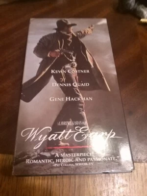 Wyatt Earp VHS 1994 Brand New Sealed Warner Home Video 2 Tape Set - Image 1 of 2