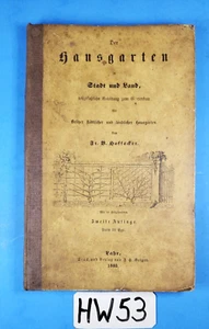 Hordiculture Garden 1859 Urban Home German Language Technical Guide - Picture 1 of 15