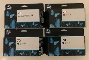 4x original hp 70 rot optimizer blau grun hp c9456a c9459a hp designjet z3100 - Bild 1 von 1