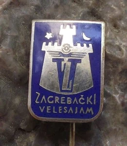 Zagrebacki Velesajam Zagreb Exhibition Centre Croatia Expo Fair Pin Badge - Picture 1 of 2