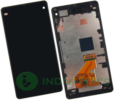 Für Sony Xperia Z1 Compact D5503 Display Komplettes Bildschirm LCD + Rahmen - Bild 1 von 3