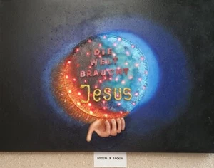 BILD 100X140cm mit LED-Lämchen - Bild 1 von 2