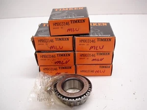 7 NUEVOS RODAMIENTOS DE RODILLOS CÓNICOS INDIVIDUALES TIMKEN HM803146 DIÁMETRO 1.625" - Imagen 1 de 3