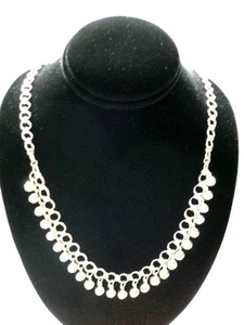 Genuine .925 Sterling Silver 18 inch Necklace..top quality...include gift box - Picture 1 of 4